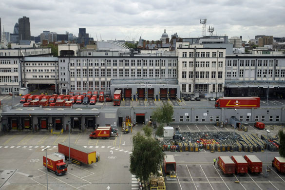 Week in Business: Mount Pleasant Royal Mail postal sorting office in London.