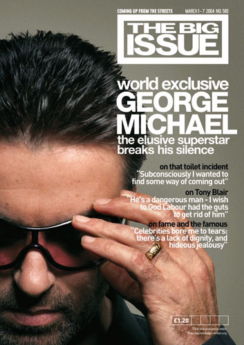 The Big Issue: Front cover of The Big Issue -  George Michael exclusive. March 2004