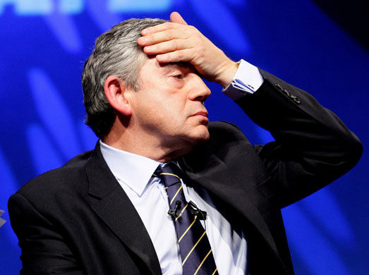 top 20 politicians: Prime Minister Gordon Brown 