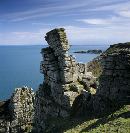 Lundy Island: Archaeological Survey : Granite 'stack' feature