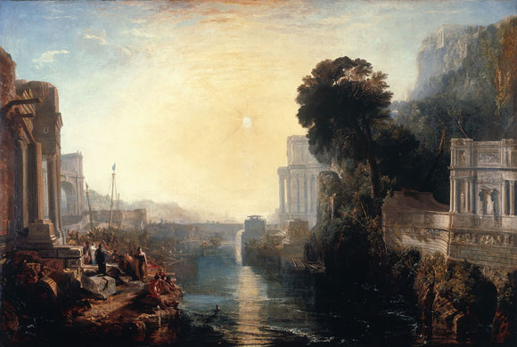 Turner and the Masters: Dido Building Carthage (1815) by JMW Turner