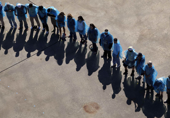 21 September 2009: New York, US: Climate activists gather in Central Park