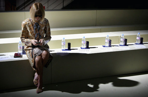 21 September 2009: London, UK: Anna Wintour