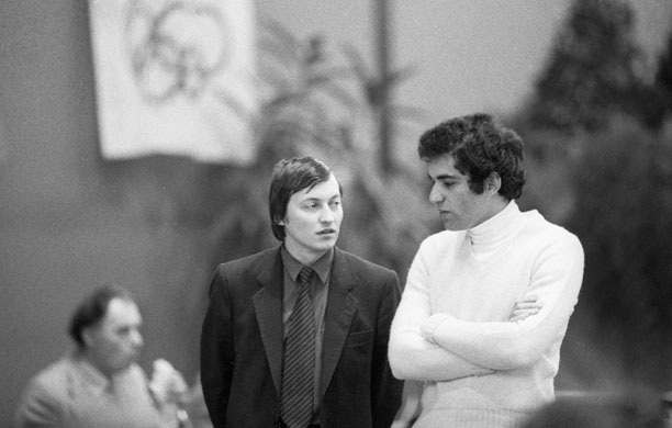 Kasparov with karpov