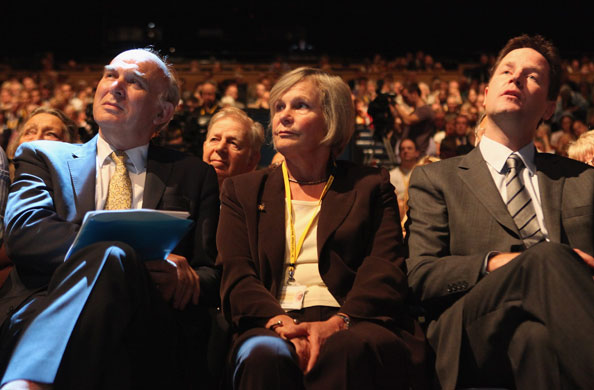 Liberal Democrats: Nick Clegg and Vince Cable The Liberal Democrat Party Conference