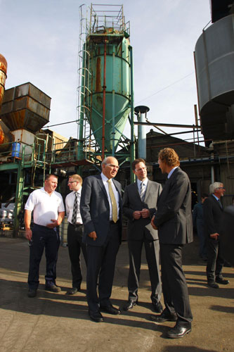 Liberal Democrats: Liberal Democrats Nick Clegg and Vince Cable at Precision Disc Castings