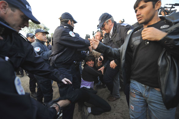 Calais jungle camp: Calais jungle camp