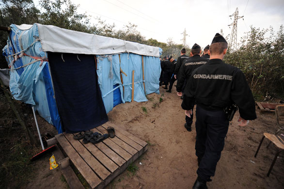 Calais jungle camp: FRANCE-UK-IMMIGRATION-CALAIS