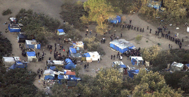 Calais jungle camp: Calais jungle camp