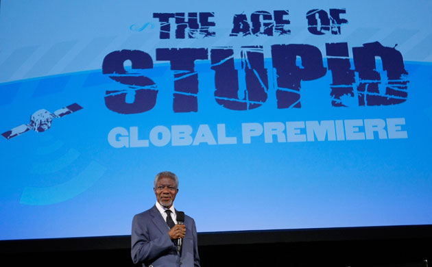 New york climate week: Age Of Stupid Eco Premiere  Kofi Annan