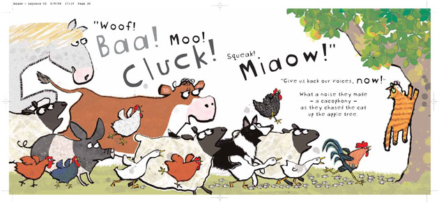 Early Years books: Miaow Said the Cow by Emma Dodd, published by Templar Publishing