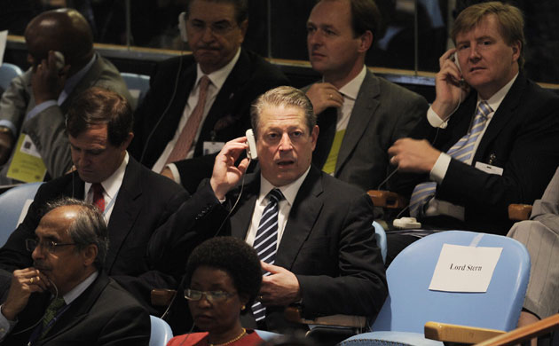 Climate week in New York:  Former vice president of the United State Al Gore