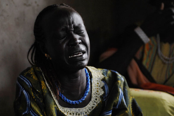 23 September 2009: Rumbek, Sudan: A relative of SPLA Major Mabior Mading