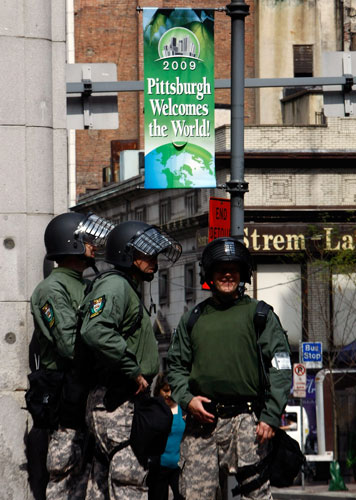 Protest G20 Pittsburgh: Pittsburgh Prepares For World Leaders And Demonstrators
