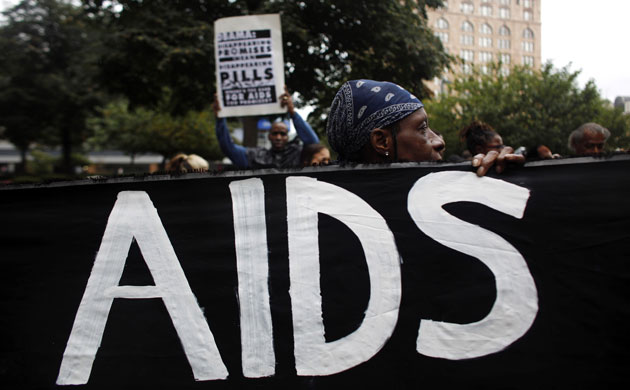 Protest G20 Pittsburgh: AIDS activists demonstrate  G20 Summit in Pittsburgh