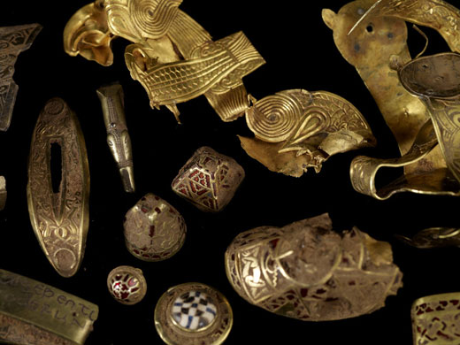 Staffordshire Anglo-Saxon Hoard image copyright by The Guardian