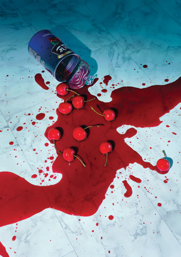 Shelter: Miles Aldridge - 9 of Hearts