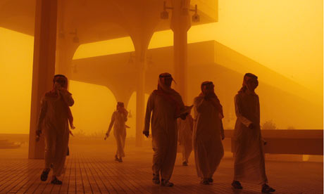 Sand and dust storm, Riyadh, Saudi Arabia