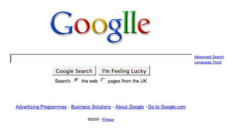 doodle for google. Google doodle on search page