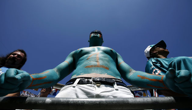 24sport: Miami Dolphins football fan