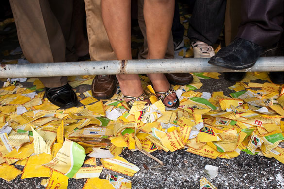 24 hours in pictures: Vietnamese celebrate Do Son Buffalo Fighting Festival