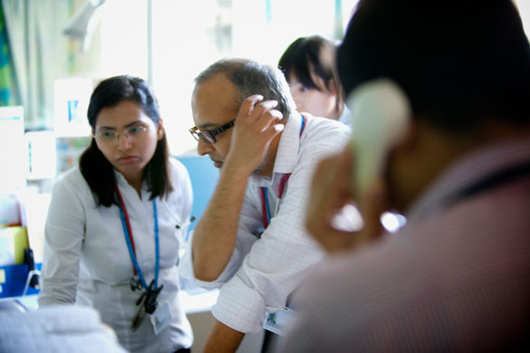 Alder Hay Hospital: Busy staff at Alder Hey hospital