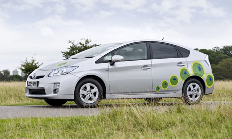 You Ask, They Answer : Toyota Prius hybrid car Toyota Prius hybrids run on a 