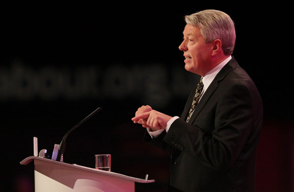 Labour conference day 3: Home Secretary Alan Johnson speaks 