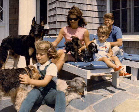 The Obama family: The family of President John F Kennedy on holiday