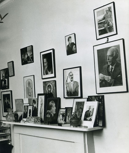 TS Eliot exhibition: TS Eliot's room 1965