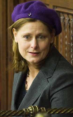 Wacky leader partners: Sarah Brown at the State Opening of Parliament 2008