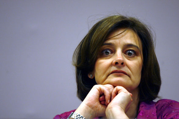 Wacky leader partners: Cherie Blair, wife of former British Prime Minister Tony Blair