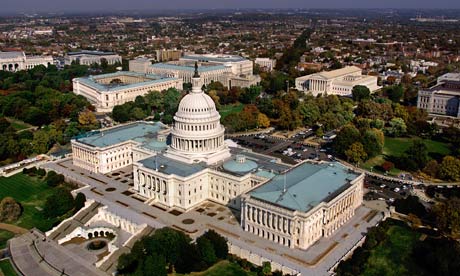 Capitol in Washington, DC, with the Senate and Congress