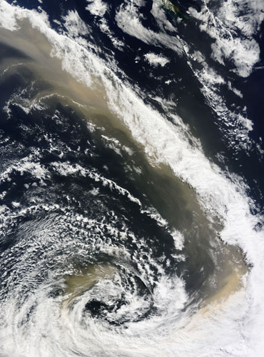Satellite Eye on Earth: Dust storm Australia, New Zealand