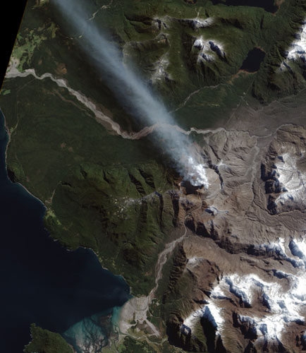 Satellite Eye on Earth: Chaiten volcano , Chile