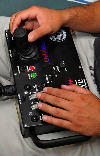 Oceana Ranger Expedition: underwater robot ROV ( Remote Operated Vehicle ) Canary Island, Spain