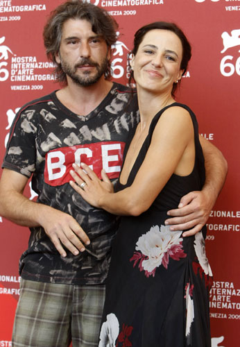 Venice: The Road premiere: Venice 2009: Valentina Carnelutti, Luca Lionello
