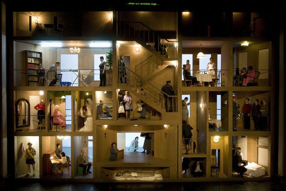 4 September 2009: Edinburgh, UK: Members of Germany's Staatsoper Stuttgart choir