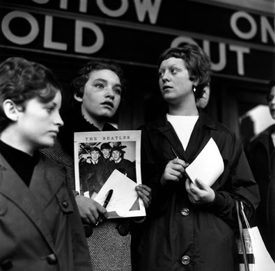 Jane Bown and The Beatles: Beatles fans in East Ham 1963