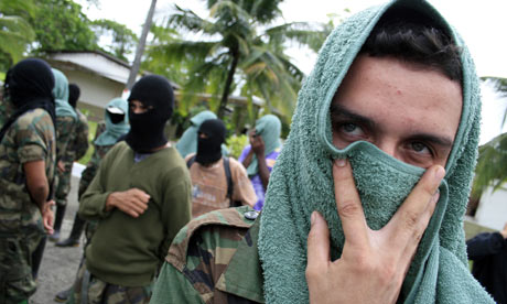 Members of the 'Rastrojos' drug trafficking group, Colombia