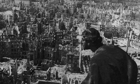 Second world war: The ruins of Dresden
