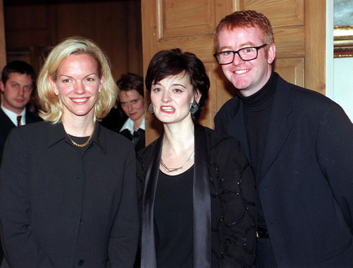 Chris Evans career: 1997: Chris Evans, Elisabeth Murdoch and Cherie Blair