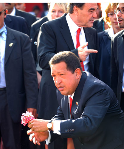 Venice film festival 2: Hugo Chavez at the South of the Border premiere