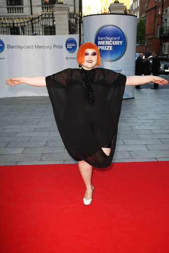 mercury : Beth Ditto of The Gossip arrives at the 2009 Barclaycard Mercury Prize