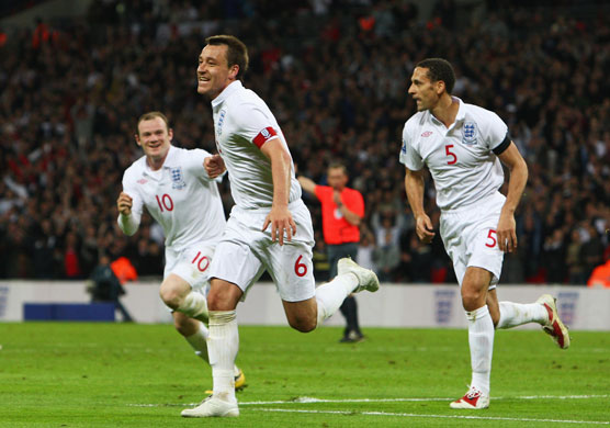 England's qualifiers: England v Ukraine - FIFA2010 World Cup Qualifier