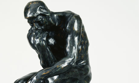Auguste Rodin  Thinker on The Thinker By Auguste Rodin  Photograph  Christie S Images Corbis