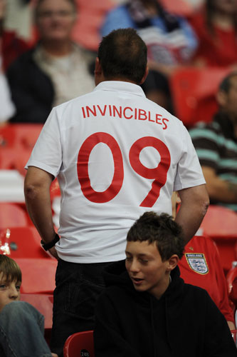 England v Croatia: England fan