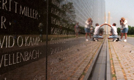 Vietnam memorial in Washington