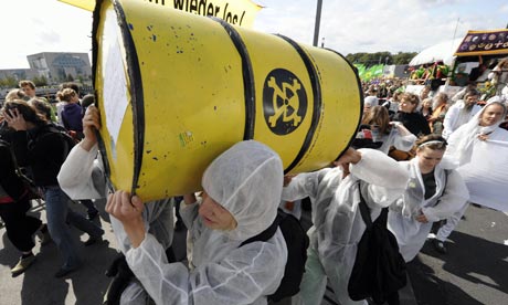 Anti-nuclear protesters in Germany