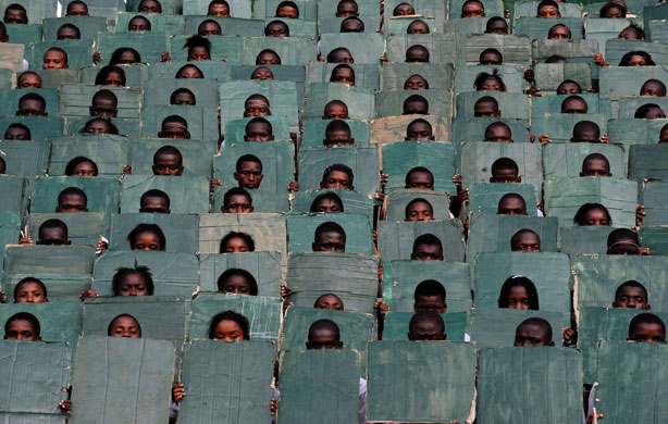 24 hours in pictures: opening ceremony of the Africa Cup of Nations in Luanda, Angola